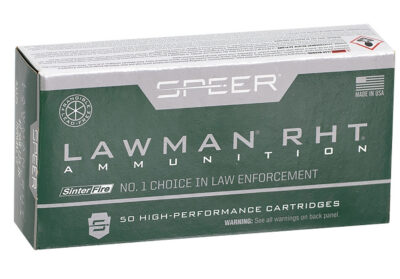 Speer 53375 Lawman Training RHT 40S&W 125gr SinterFire Frangible 50 Per Box/20 Case
