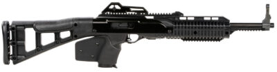 Hi-Point 3895TSCA 3895TS Carbine *CA Compliant 380 ACP Caliber with 16.50″ Barrel, 10+1 Capacity, Black Metal Finish, Black All Weather Skeletonized Stock & Black California Paddle Grip Right Hand