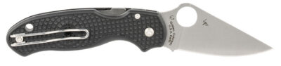 Spyderco C223PBK Para 3 Lightweight 2.92″ Folding Clip Point Plain CTS BD1 SS Blade FRN Black Includes Pocket Clip
