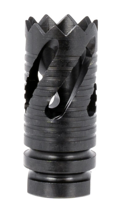 TacFire MZ10219MM Thread Crown  Muzzle Brake 9mm Luger Black Oxide Steel