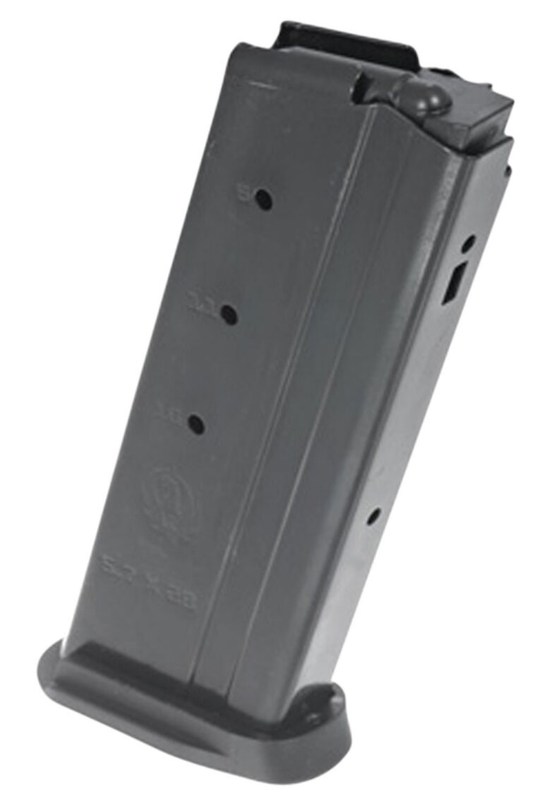 Ruger 90700 Ruger-57 5.7x28mm 20rd Black Oxide Detachable
