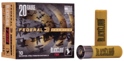 Federal PWBTSSX20939 Black Cloud TSS 20Gauge 3″ 1oz Steel Tungsten 3/9Shot 10 Per Box/10 Case
