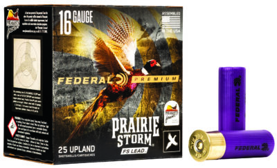 Federal PFX164FS5 Premium Prairie Storm FS 16Gauge 2.75″ 1 1/8oz 5Shot 25 Per Box/10 Case