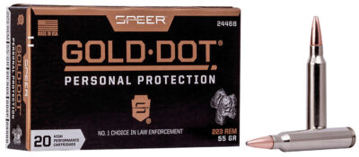Federal 24468 Gold Dot  223 Rem 55 gr Speer Gold Dot 20 Bx/ 10 Cs