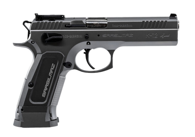Sar USA K12STSP K-12 Sport 9mm Luger 4.70" 17+1 Stainless Steel Gray Polymer Gri