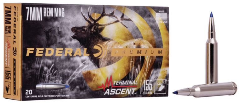 Federal P7RTA1 Premium Terminal Ascent 7mmRemMag 155gr 20 Per Box/10 Case
