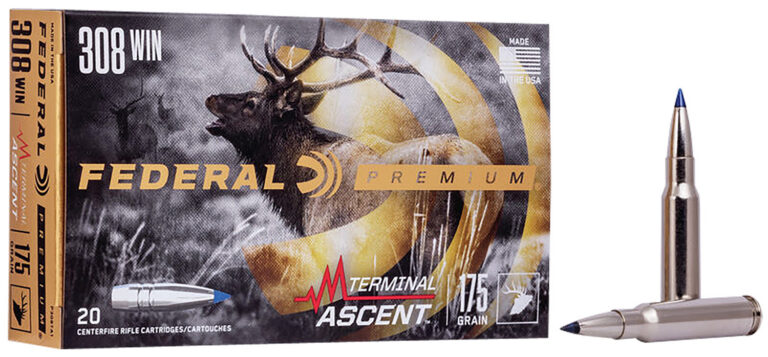 Federal P308TA1 Premium 308 Win 175 gr Terminal Ascent 20 Bx/ 10 Cs