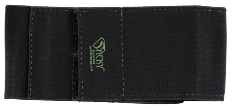 Sticky Holsters GHBTLG Guard Her Garter Size Large Black Elastic