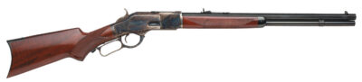 Taylors & Company 550175 1873  357 Mag Caliber with 10+1 Capacity, 20″ Blued Octagon Barrel, Color Case Hardened Metal Finish & Walnut Fixed Pistol Grip Stock Right Hand (Full Size)