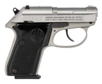 Beretta USA J320500CA Tomcat  Micro-Compact Frame 32 ACP 7+1, 2.40″ Blued Steel Tip-Up Barrel, Satin Stainless Steel Slide, Satin Aluminum Frame