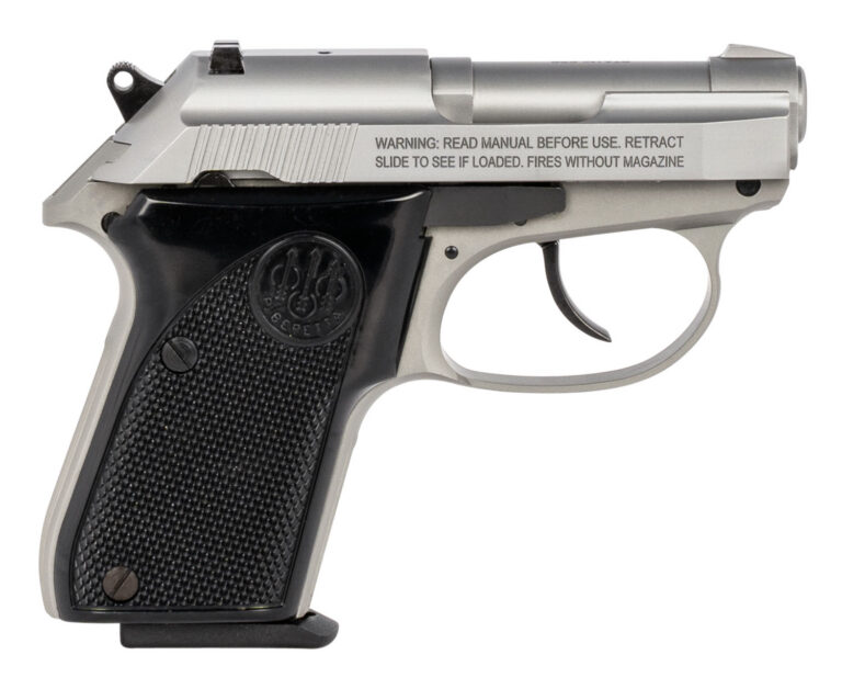 Beretta USA J320500CA Tomcat  Micro-Compact Frame 32 ACP 7+1, 2.40" Blued Steel Tip-Up Barrel, Satin Stainless Steel Slide, Satin Aluminum Frame