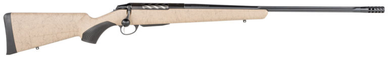Tikka T3 JRTXRT318 T3x Lite 270 Win 3+1 22.40" Tan w/Black Spider Webbing Rought