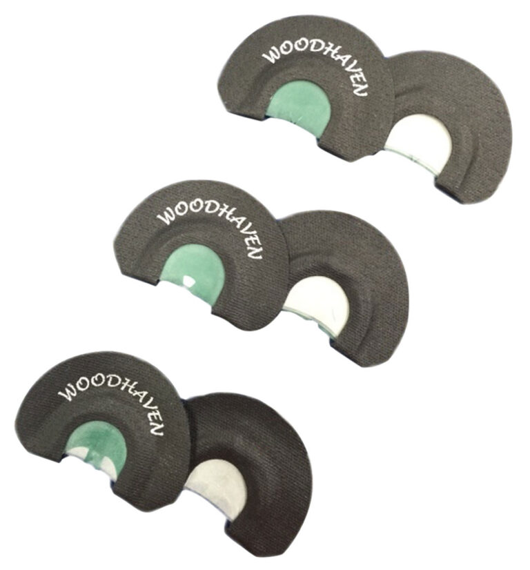 Woodhaven WH091 Ninja Diaphragm Call Triple Reed Attracts Turkeys Black 3 Per Pkg