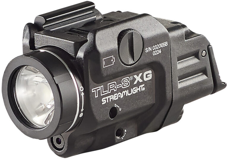 TLR-8AG FLEX WEAPONLIGHT TLR-8 X G GUN LIGHT WITH RAIL MOUNT & GREEN LASER BLACK