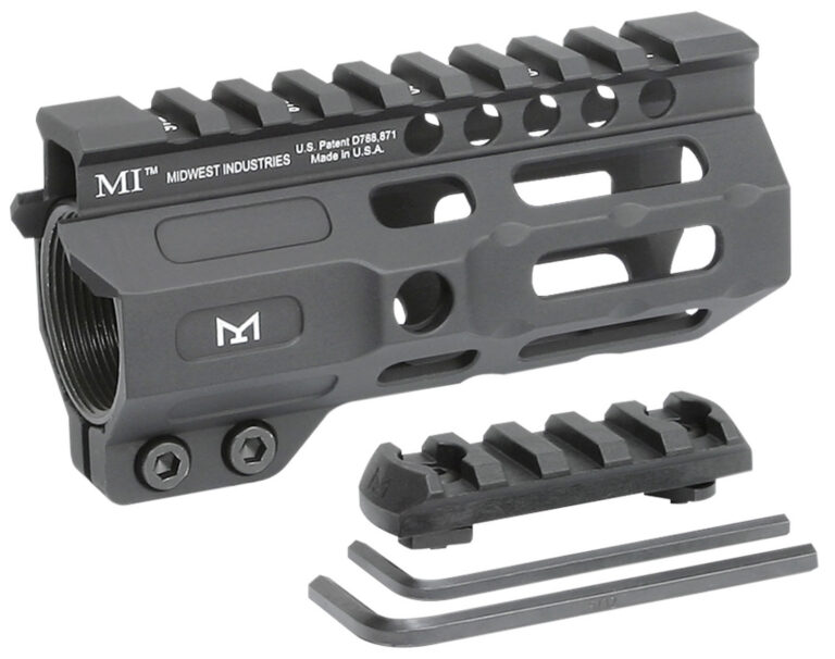 COMBAT M-LOK FREE FLOAT HANDGUARDS FOR AR-15 COMBAT HANDGUARD M-LOK ALUMINUM 4.5 BLACK