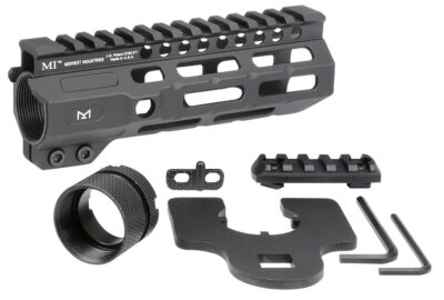 Midwest Industries MICRM6 Combat  M-Lok Handguard AR-15 Black Hardcoat Anodized