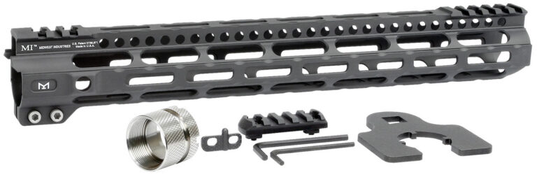 Midwest Industries MIULW14 Ultralight AR-15 Black Hardcoat Anodized Aluminum/Polymer 14" Picatinny/M-LOK