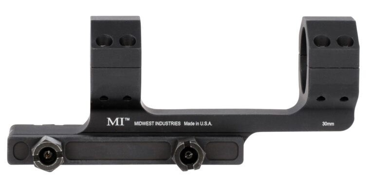 Midwest Industries MISM30G2 Gen 2  Scope Mount AR-Platform 30mm Black Hardcoat A