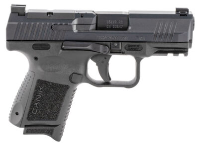 Canik HG5643N TP9 Elite Subcompact 9mm Luger 15+1/12+1, 3.60″ Black Nitride Match Grade Barrel, Optic Ready/Serrated Steel Slide, Polymer Frame w/Picatinny Rail & Interchangeable Backstrap Grip