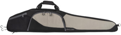 Allen 68246 Sawatch Rifle Case 46″ Black Endura w/Tan Accents, Foam Padding, Accessory Pockets, Lockable Zippers & Plush Tricot Lining
