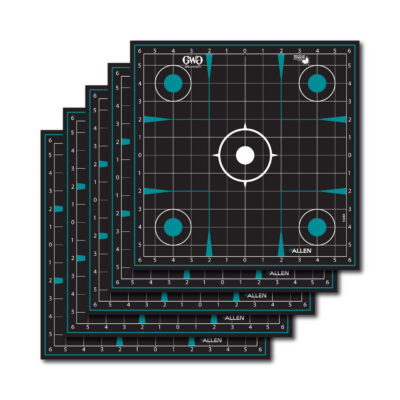 Girls With Guns 15280 Splash  Self-Adhesive Paper Black/Teal 12″x12″ Grid 5 Pack