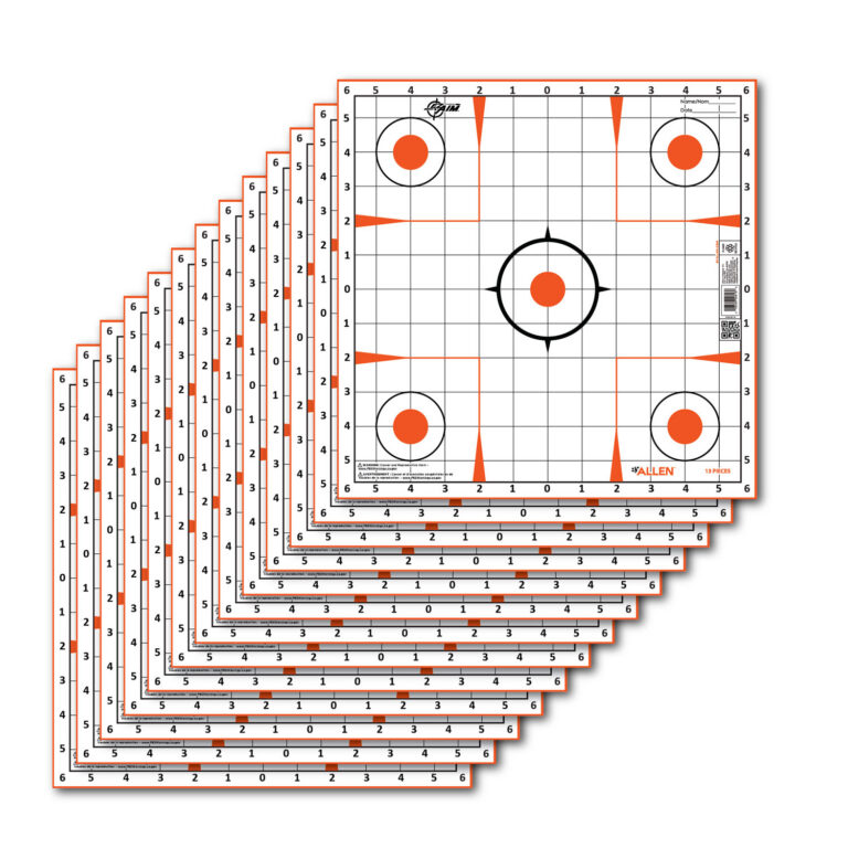 EZ-Aim 15333 Sight-In-Grid 12"x12" Paper 13 Per Pack