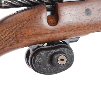 Allen 15415 Trigger Lock  Open With Key Black Steel Firearm Fit- Handgun/Rifle/Shotgun