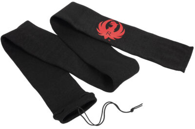 Ruger 13401 Gun Sock  52″ Rifle Or Shotgun, Black Knit With Ruger Logo