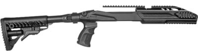 FAB Defense FXM4PR1022B M4 Conversion Kit Matte Black Synthetic, Collapsible Left Side Folding, Fits Ruger 10/22, 2.51″- 30.70″ OAL