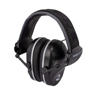 Radians R3200ECS R-3200 Dual Mic Electronic Muff 23 dB Over the Head Black/Gray Adult 1 Pair