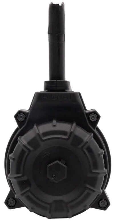 ProMag DRMA14 Standard  50rd Drum 9mm Luger Compatible w/ Glock 43 Black DuPont Zytel Polymer
