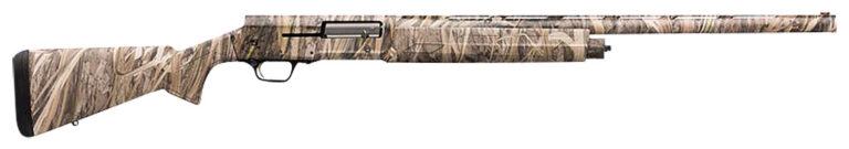 Browning 0118992004 A5 Full Size 12 Gauge Semi-Auto 3.50" 4+1 28" Mossy Oak Shadow Grass Habitat Back-Bored Vent Rib Barrel, Mossy Oak Shadow Grass Habitat Aluminum Receiver, Humpback Mossy Oak Shadow Grass Habitat Synthetic Stock Right Hand