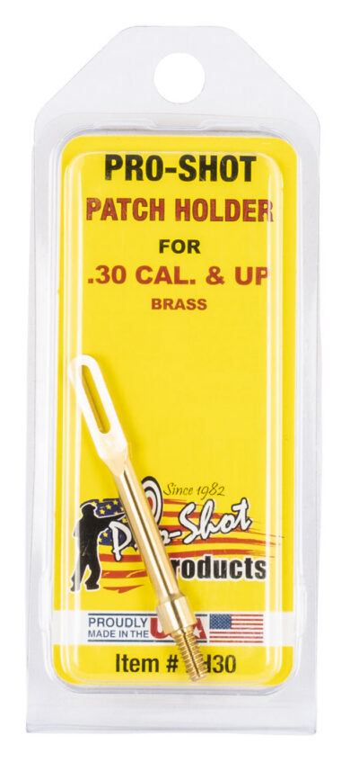 Pro-Shot PH30 Brass Patch Holder  .30 – .50 Cal Rifle/Pistol #8-32″ Thread Brass