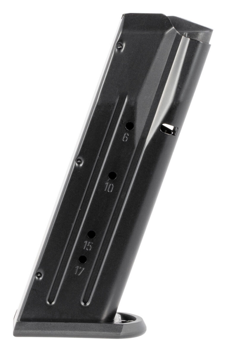 Mec-Gar MGWIT9LFAFC Tanfoglio 17rd 9mm Luger, Fits Tanfoglio Witness Large Frame Blued w/Anti-Friction Coating Carbon Steel