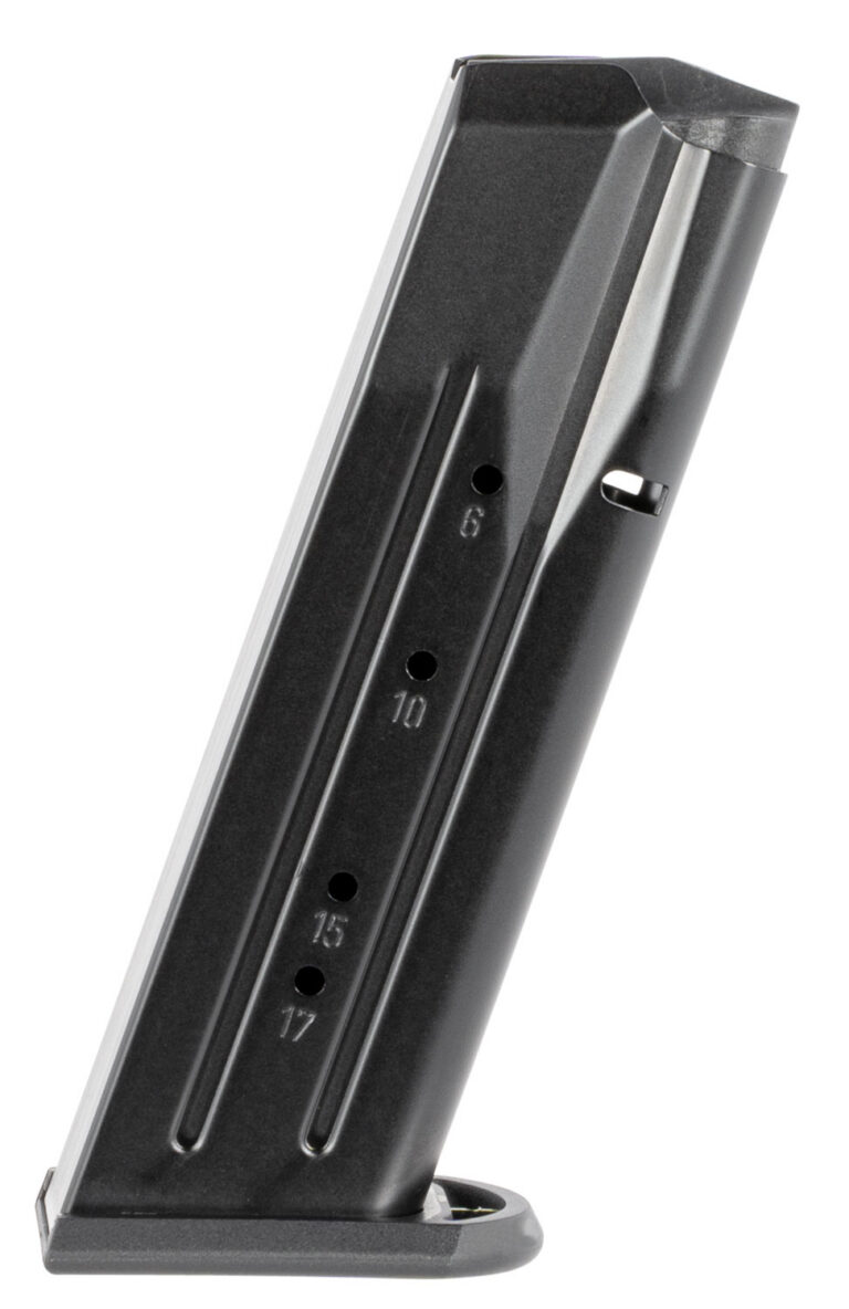 Mec-Gar MGWIT38LFAFC Tanfoglio 17rd 38 Super, Fits Tanfoglio Witness Large Frame Blued w/Anti-Friction Coating Carbon Steel