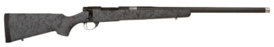 Howa HSCF65CGRY M1500 HS Precision 6.5 Creedmoor 5+1 24″ Black Carbon Fiber Steel Barrel, Black Steel Receiver, Gray w/Black Webbing HS Precision Synthetic Stock