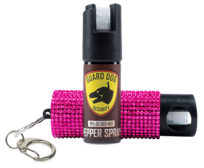 SKYLINE USA INC PSGDBOC181PK Guard Dog Bling It On OC Pepper Spray Pink