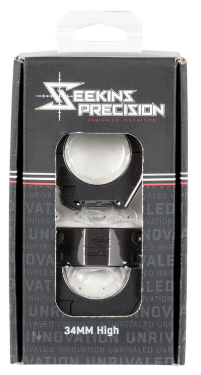 Seekins Precision 0010630006   34mm 1″ Low Black Hardcoat Anodized