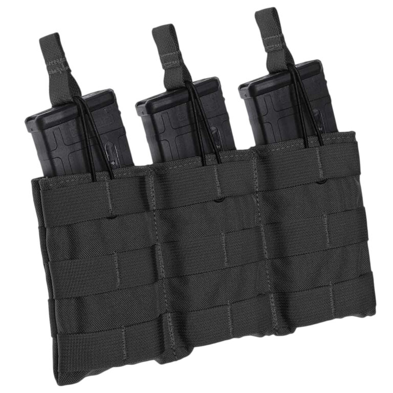 Tacshield T3508BK Speed Load Triple Rifle Triple Black 1000D Nylon