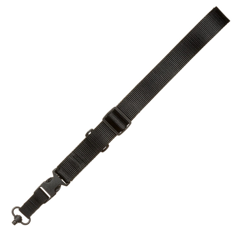 TacShield CQB Single Point Sling QDPush Button Swivel BLK 1 1/2 in