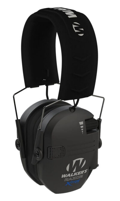 Walker’s GWPXRSEM Razor X-TRM Digital Electronic Muff 21 dB Over the Head Black Polymer