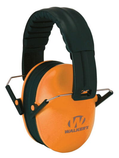 Walker’s GWPFKDMOR Baby & Kids Passive Muff 23 dB Over the Head Orange Polymer