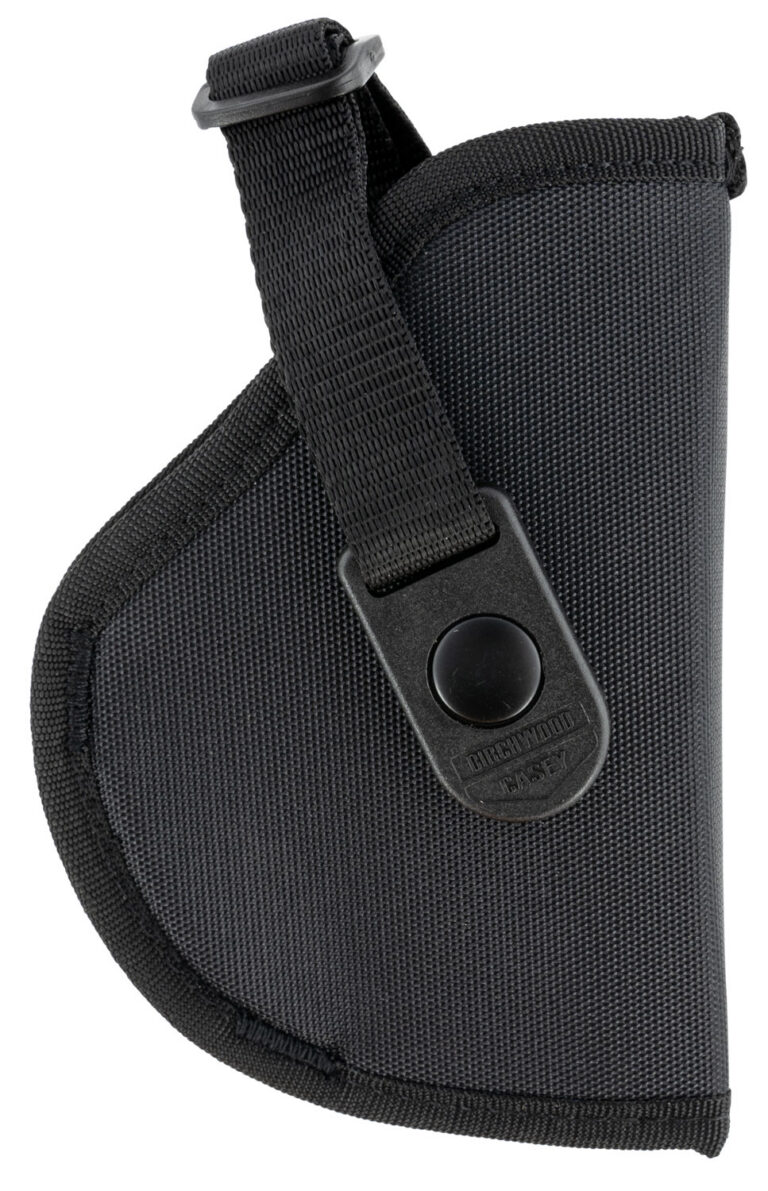 Birchwood Casey BC-NH08 Nylon Holster  Black Belt Ambidextrous Hand
