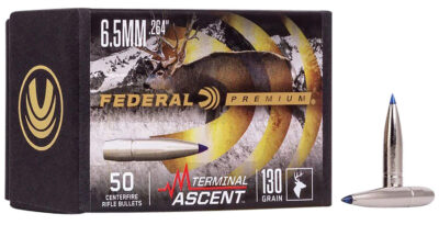 Federal PB264TA1 Terminal Ascent  6.5 mm .264 130 gr Terminal Ascent 50