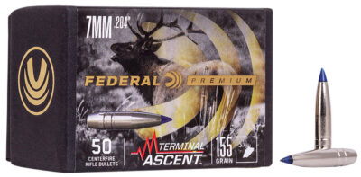 Federal PB284TA1 Terminal Ascent  7mm .284 155 gr Terminal Ascent 50