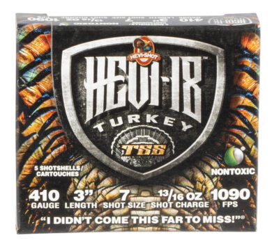 HEVI-Shot HS1007 HEVI-18 TSS Turkey 410Gauge 3″ 13/16oz Tungsten 7Shot 5 Per Box/10 Case