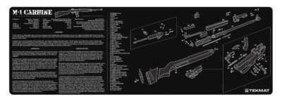 BECK TEK, LLC (TEKMAT) TEKR36M1CARB M1 Carbine  Gun cleaning mat 12″x36″x1/8″