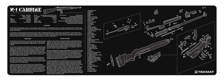 BECK TEK, LLC (TEKMAT) TEKR36M1CARB M1 Carbine Gun cleaning mat 12"x36"x1/8"