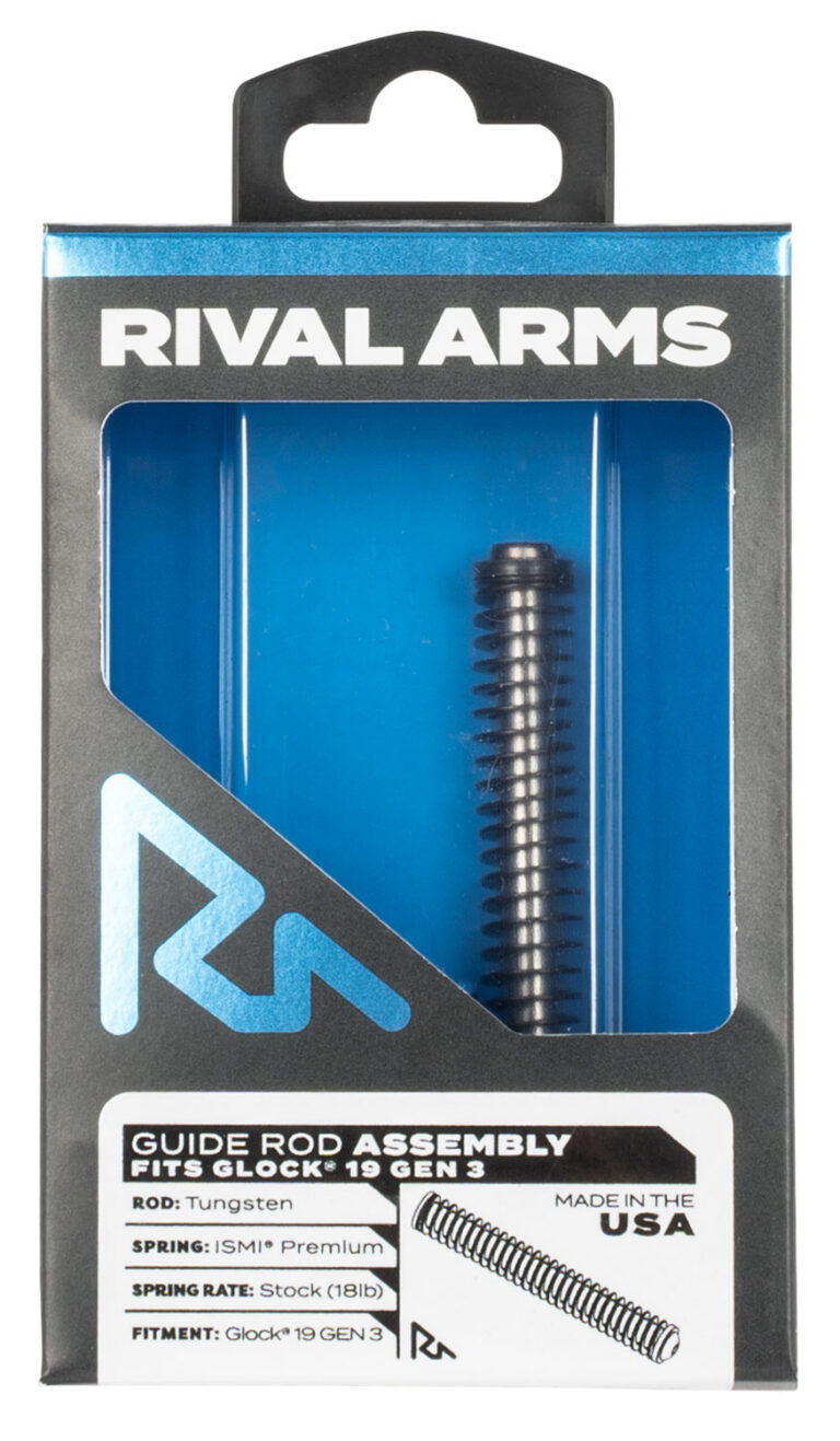 Rival Arms RA50G201T Guide Rod Assembly  Compatible With Glock 19 Gen3 Tungsten