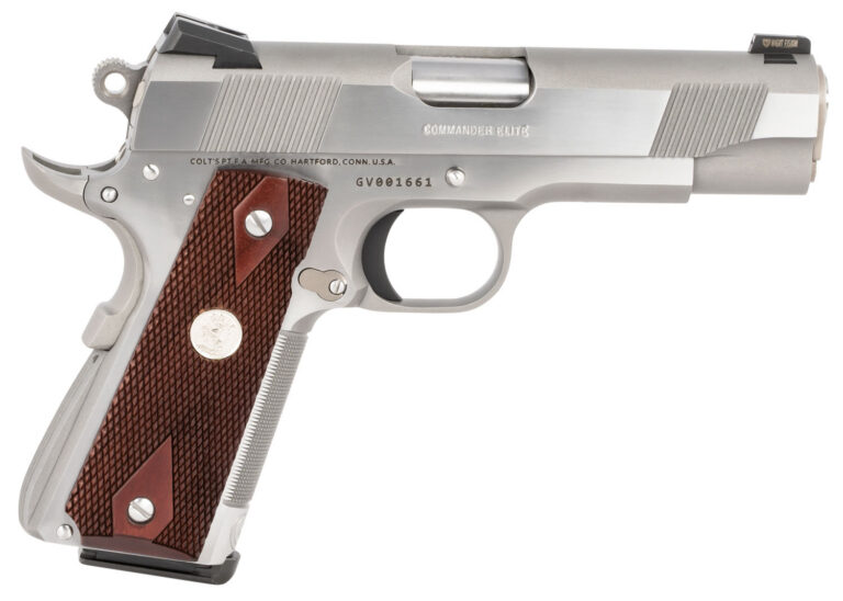 Colt Mfg O4012XSZ 1911 Combat Commander Elite 45 ACP 4.25" 8+1 Two-Tone Elite Bl
